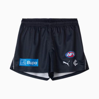 Carlton FC 2026 Men's Replica Home Shorts in Dark Navy/White/Cfc, Size Medium by PUMA