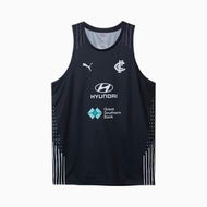 Detailed information about the product Carlton FC 2026 Men's Training Singlet in Dark Navy/Cfc, Size Small by PUMA