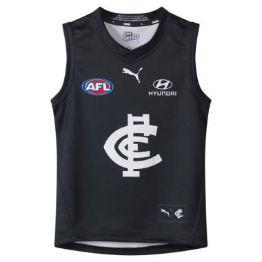 Carlton Football Club 2024 Replica HOME Kids Guernsey in Dark Navy/White/Cfc, Size 4T by PUMA