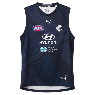 Carlton Football Club 2024 Replica Training Guernsey Shirt - Youth 8