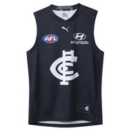 Detailed information about the product Carlton Football Club 2025 Men's Replica Home Guernsey in Dark Navy/White/Cfc, Size Small by PUMA