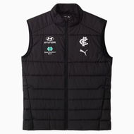 Detailed information about the product Carlton Football Club 2025 Men's Team Vest in Dark Navy/Cfc, Size Small, Polyester by PUMA