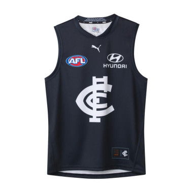 Carlton Football Club 2025 Women's Replica Home Guernsey in Dark Navy/White/Cfc, Size XS by PUMA