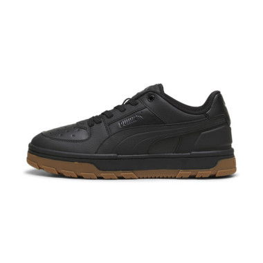 Caven 2.0 Abrupt Unisex Sneakers in Black/Gum/White, Size 5, Rubber by PUMA Shoes