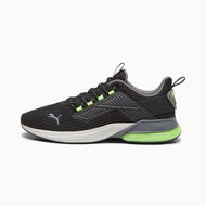 Detailed information about the product Cell Rapid Unisex Running Shoes in Black/Cool Dark Gray/Pro Green, Size 7.5, Synthetic by PUMA Shoes