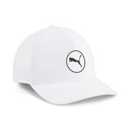 Detailed information about the product Circle Cat Tech Golf Cap in White Glow, Polyester by PUMA