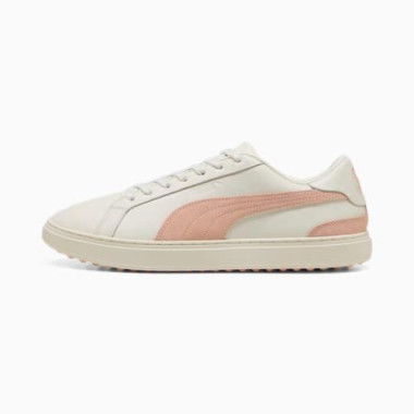 Classic G Peaches Men's Golf Shoes in Warm White/Tropical Peach, Size 7, Synthetic by PUMA Shoes