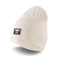 Detailed information about the product Classic Ribbed Beanie in Ivory Glow, Acrylic by PUMA