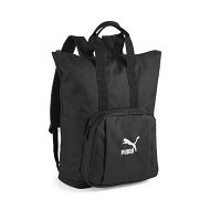 Detailed information about the product Classics Archive Tote Backpack in Black/White, Polyester by PUMA