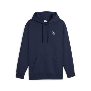 Classics Hoodie Men in Club Navy, Size Large, Cotton/Polyester by PUMA