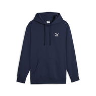 Detailed information about the product Classics Hoodie Men in Club Navy, Size Large, Cotton/Polyester by PUMA