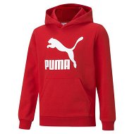 Detailed information about the product Classics Logo Hoodie Youth in High Risk Red, Size 4T, Cotton by PUMA