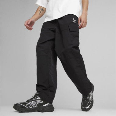 CLASSICS Men's Cargo Pants in Black, Size XL, Polyester by PUMA