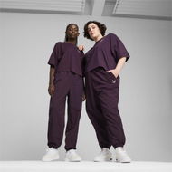 Detailed information about the product CLASSICS Relaxed Women's Sweatpants in Midnight Plum, Size Large, Nylon by PUMA