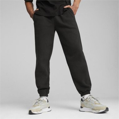 CLASSICS Unisex Sweatpants in Black, Size Medium, Cotton/Polyester by PUMA