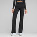 Classics Women's Flared Leggings in Black, Size Medium, Polyester/Cotton/Elastane by PUMA. Available at Puma for $49.00