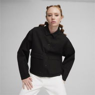 Detailed information about the product Classics Women's Shore Jacket in Black, Size Large, Cotton by PUMA