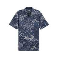 Detailed information about the product CLOUDSPUN Bloom Camo Men's Golf Polo Top in Deep Navy/Filtered Ash, Size 2XL, Polyester/Elastane by PUMA