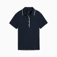 Detailed information about the product CLOUDSPUN Bridges Short Sleeve Golf Polo Women Top in Deep Navy, Size Medium by PUMA
