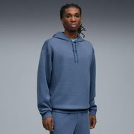 Detailed information about the product CLOUDSPUN Men's Hoodie in Dark Indigo Heather, Size Small, Polyester/Lyocell/Elastane by PUMA