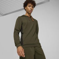 Detailed information about the product CLOUDSPUN Men's Hoodie in Dark Olive/Black, Size Small, Polyester/Elastane by PUMA