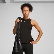 Detailed information about the product CLOUDSPUN Women's Racerback Tank Top in Black/White, Size Small, Polyester/Elastane by PUMA