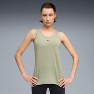 Detailed information about the product CLOUDSPUN Women's Racerback Tank Top in Lux Army, Size Medium, Polyester/Elastane by PUMA