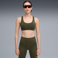 Detailed information about the product CLOUDSPUN Women's Training Bra in Dark Olive, Size Medium, Polyester/Elastane by PUMA