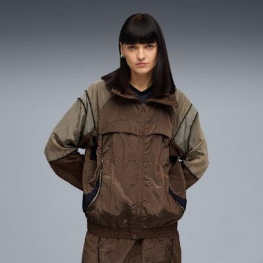 CLRT Ripstop Unisex Jacket in Flat Bronze, Size Small, Nylon by PUMA