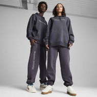 Detailed information about the product CLUB DE COURSE Fleece Unisex Sweatpants in Galactic Gray, Size Small, Cotton by PUMA