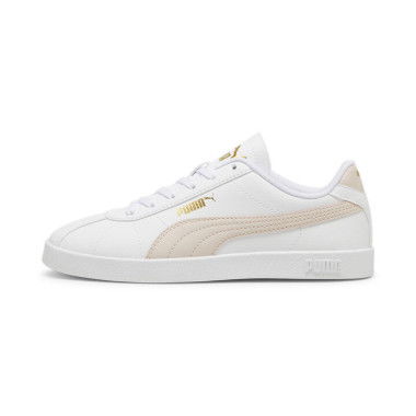 Club II Unisex Sneakers in White/Island Pink/Gold, Size 14, Textile by PUMA Shoes