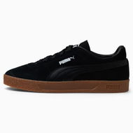 Detailed information about the product Club Suede Unisex Sneakers in Black/White, Size 4.5, Textile by PUMA