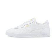 Detailed information about the product Club Zone Unisex Sneakers in White/Team Gold, Size 10.5, Textile by PUMA