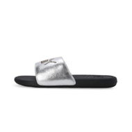 Detailed information about the product Cool Cat 2.0 Metallic Shine Unisex Sandals in Silver/Gold/Black, Size 11, Synthetic by PUMA