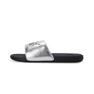 Detailed information about the product Cool Cat 2.0 Metallic Shine Unisex Sandals in Silver/Gold/Black, Size 8, Synthetic by PUMA