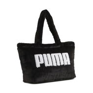 Detailed information about the product Core Fur Shopper Bag in Black, Polyester by PUMA