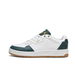 Court Classic Lux Unisex Sneakers in White/Dark Myrtle/Gold, Size 11.5, Textile by PUMA. Available at Puma for $96.00