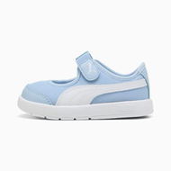 Detailed information about the product Courtflex v3 Lina Sneakers Toddlers in Haute Tropic/White, Size 8 by PUMA Shoes