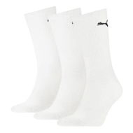 Detailed information about the product Crew Socks (3 Pairs) Unisex in White, Size 3.5