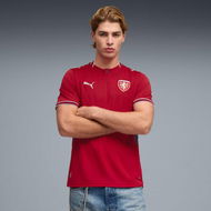 Detailed information about the product Czechia 2026 Men's Home Jersey Shirt in Dark Cherry/Navy, Size Large, Polyester by PUMA