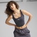 DARE TO Women's Corset in Galactic Gray, Size Small, Cotton/Elastane by PUMA. Available at Puma for $70.00