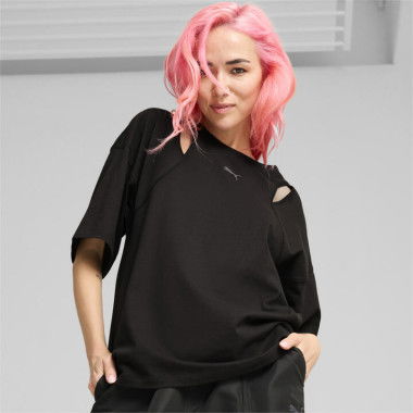 DARE TO Women's Oversized Cut-Out T