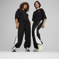 Detailed information about the product DARE TO Women's Parachute Pants in Black/White, Size Medium, Polyester by PUMA