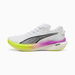 Deviate NITROâ„¢ 3 Men's Running Shoes in White/Yellow Alert/Pure Magenta, Size 10, Synthetic by PUMA Shoes. Available at Puma for $250.00