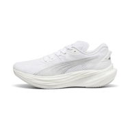 Detailed information about the product Deviate NITROâ„¢ 3 Running Shoes Men in White/Feather Gray/Silver, Size 7, Synthetic by PUMA Shoes