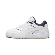 Detailed information about the product Doublecourt Sneakers Unisex in White/New Navy, Size 4.5, Synthetic by PUMA Shoes