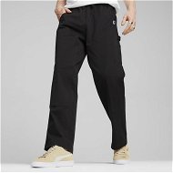 Detailed information about the product DOWNTOWN Men's Double Knee Pants in Black, Size Medium, Cotton/Elastane by PUMA