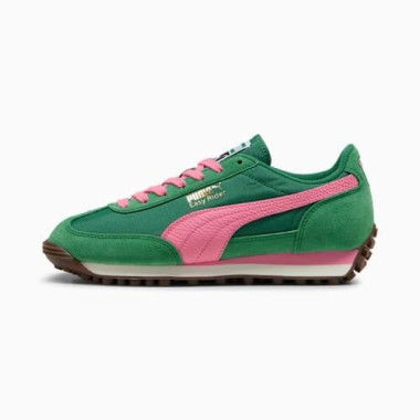 Easy Rider Vintage Sneakers Unisex in Archive Green/Poised Pink, Size 4.5 by PUMA