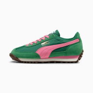 Detailed information about the product Easy Rider Vintage Sneakers Unisex in Archive Green/Poised Pink, Size 4.5 by PUMA