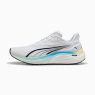 Detailed information about the product Electrify NITROâ„¢ 4 Men's Running Shoes in White/Mint Melt/Speed Blue, Size 7 by PUMA Shoes